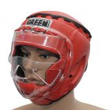 Шлем для бокса с маской Green Hill